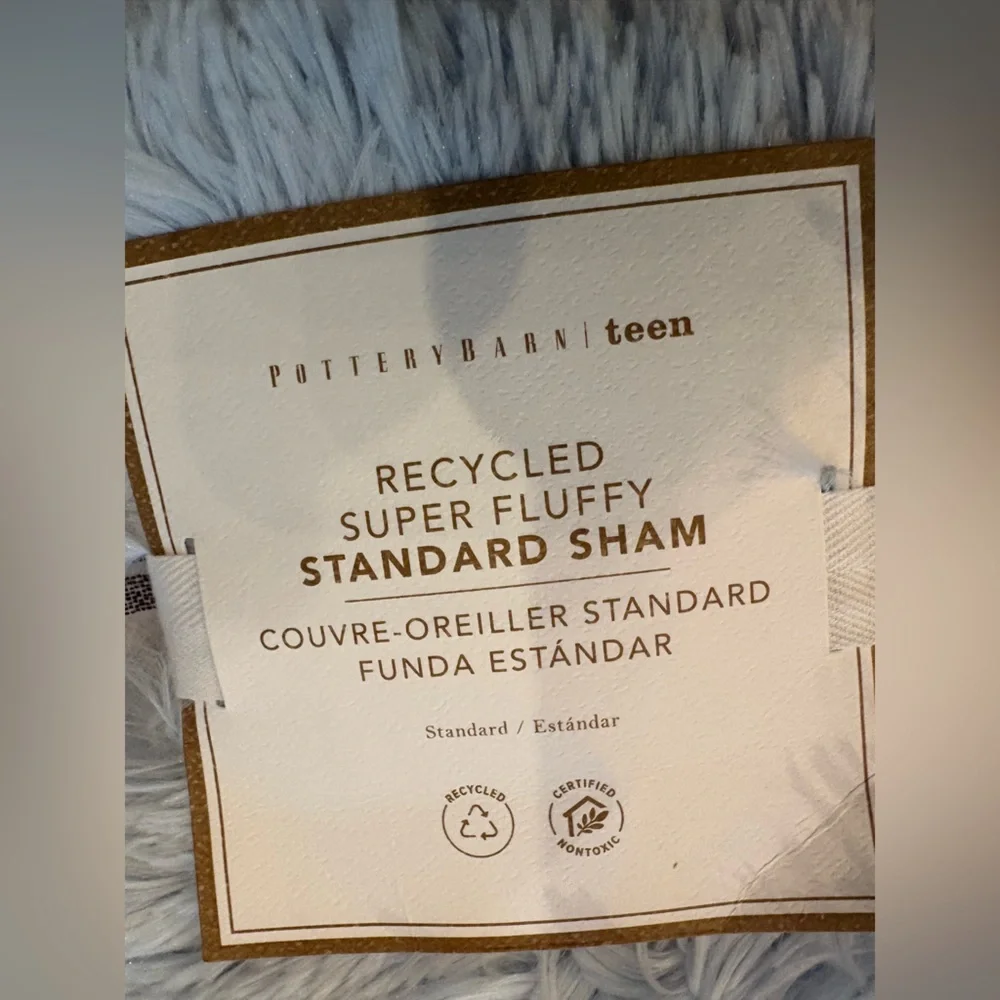 1‎ Pottery Barn Teen Fluffy Luxe Standard Sham